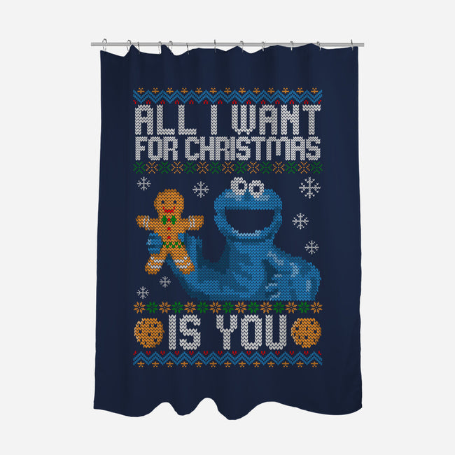 All I Want For Christmas Is You-None-Polyester-Shower Curtain-NMdesign