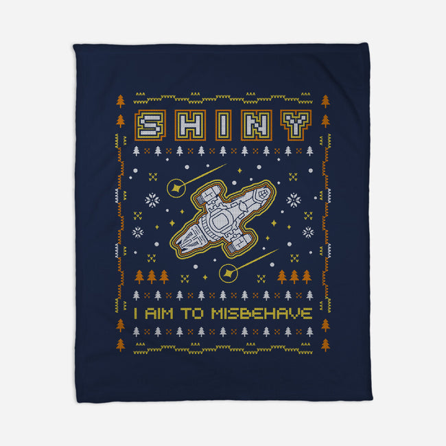 Shiny Ugly Sweater-None-Fleece-Blanket-Logozaste