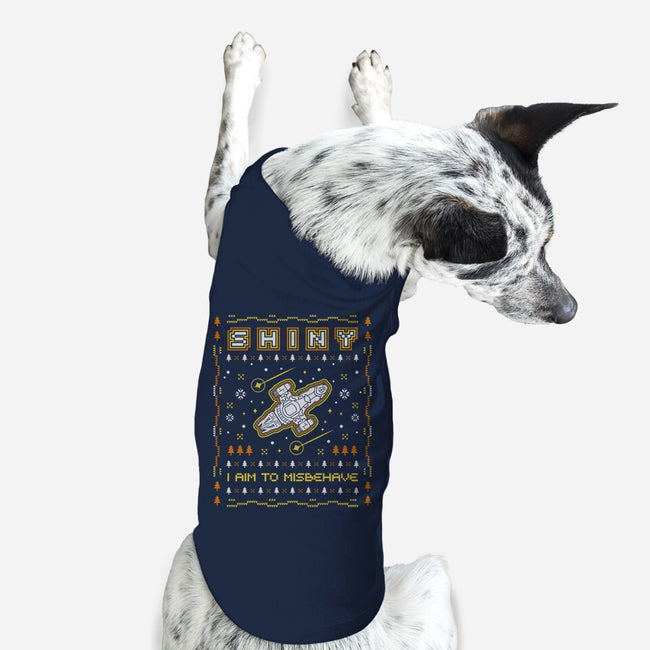 Shiny Ugly Sweater-Dog-Basic-Pet Tank-Logozaste