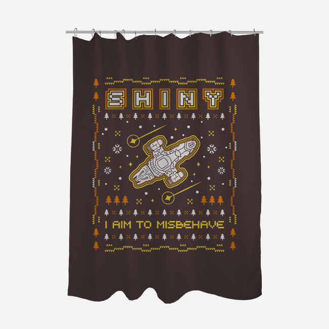 Shiny Ugly Sweater-None-Polyester-Shower Curtain-Logozaste