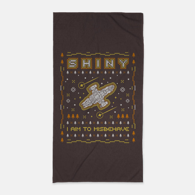 Shiny Ugly Sweater-None-Beach-Towel-Logozaste