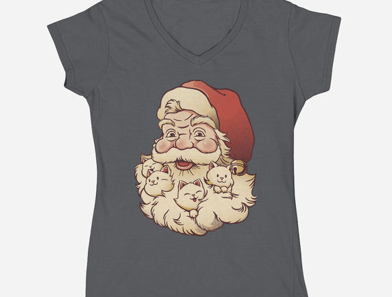 Santa Beard Full Of Cats