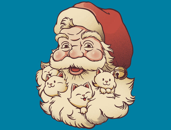 Santa Beard Full Of Cats