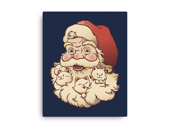 Santa Beard Full Of Cats