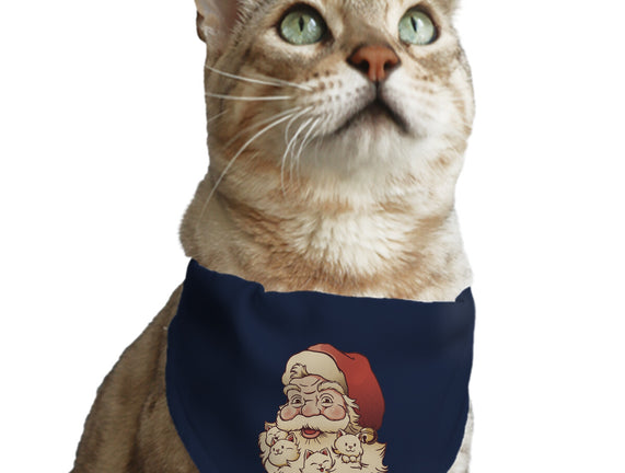 Santa Beard Full Of Cats