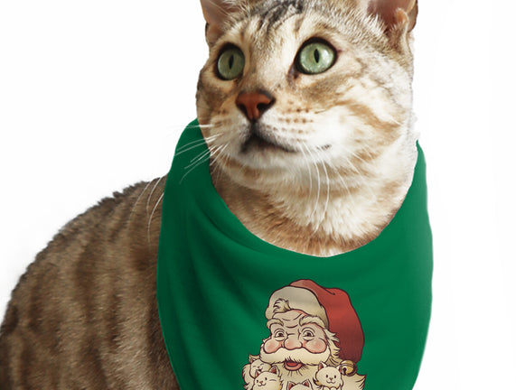 Santa Beard Full Of Cats