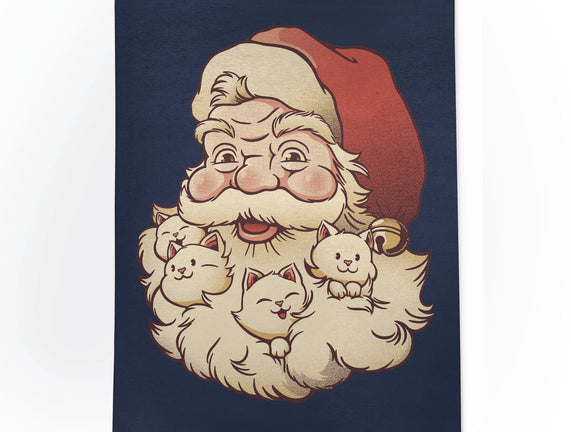 Santa Beard Full Of Cats