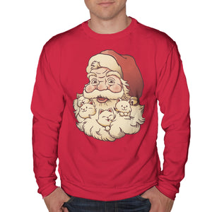 Santa Beard Full Of Cats