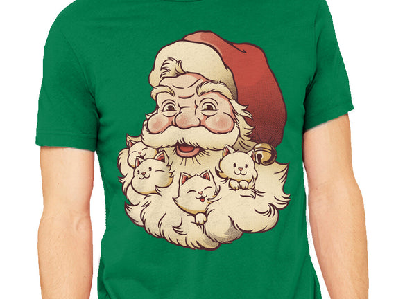 Santa Beard Full Of Cats