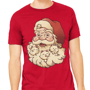 Santa Beard Full Of Cats