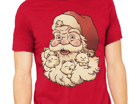 Santa Beard Full Of Cats