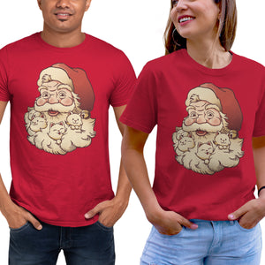 Santa Beard Full Of Cats