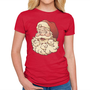 Santa Beard Full Of Cats
