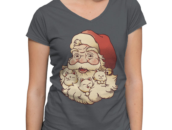 Santa Beard Full Of Cats