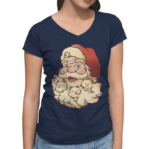 Santa Beard Full Of Cats