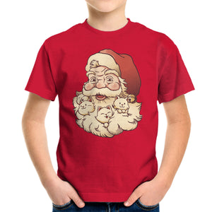Santa Beard Full Of Cats