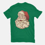 Santa Beard Full Of Cats-Mens-Heavyweight-Tee-tobefonseca