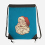 Santa Beard Full Of Cats-None-Drawstring-Bag-tobefonseca