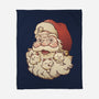 Santa Beard Full Of Cats-None-Fleece-Blanket-tobefonseca