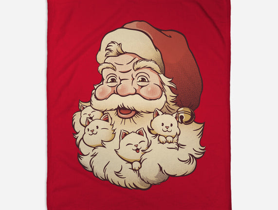 Santa Beard Full Of Cats