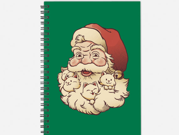 Santa Beard Full Of Cats