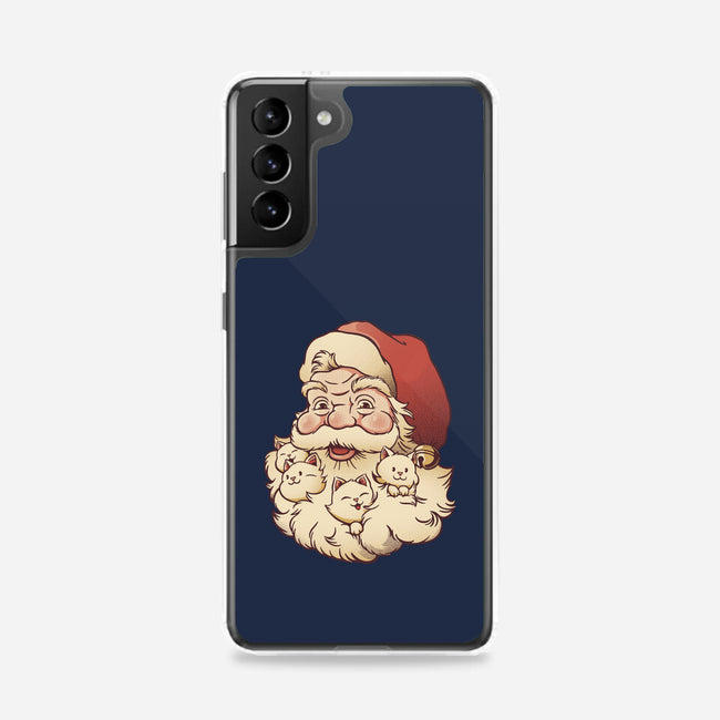 Santa Beard Full Of Cats-Samsung-Snap-Phone Case-tobefonseca