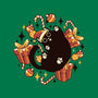 Xmas Kawaii Black Kitten-None-Polyester-Shower Curtain-tobefonseca