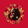 Xmas Kawaii Black Kitten-None-Glossy-Sticker-tobefonseca