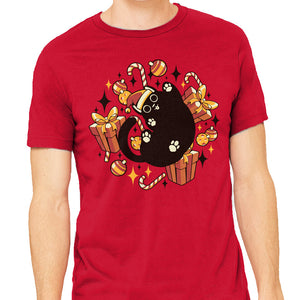 Xmas Kawaii Black Kitten