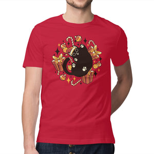 Xmas Kawaii Black Kitten