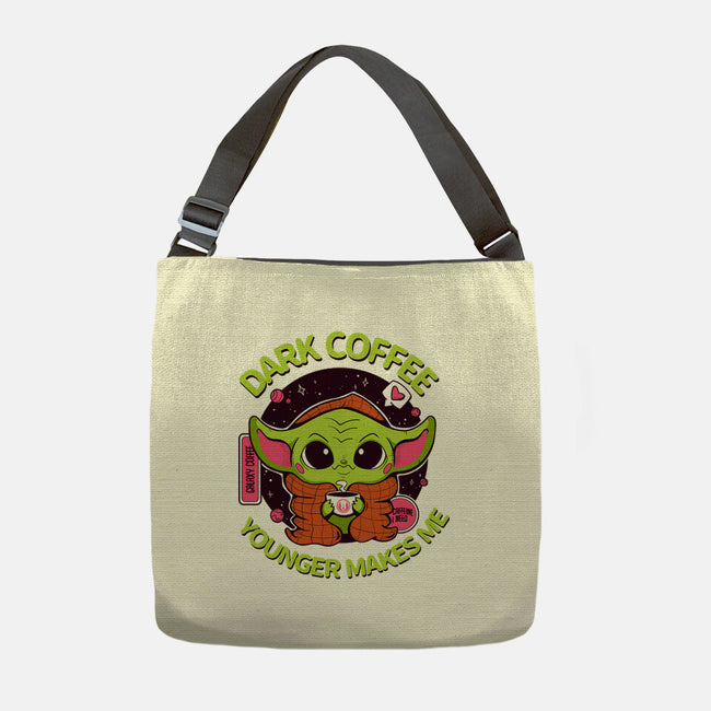 Younger Makes Me-None-Adjustable Tote-Bag-Ca Mask