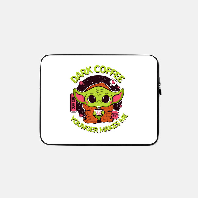 Younger Makes Me-None-Zippered-Laptop Sleeve-Ca Mask