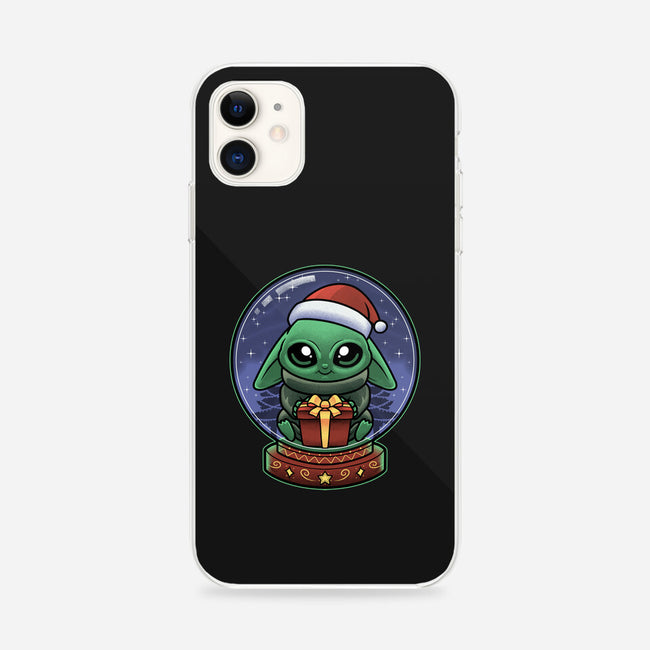 Snow Globe Green Toddler-iPhone-Snap-Phone Case-Astrobot Invention