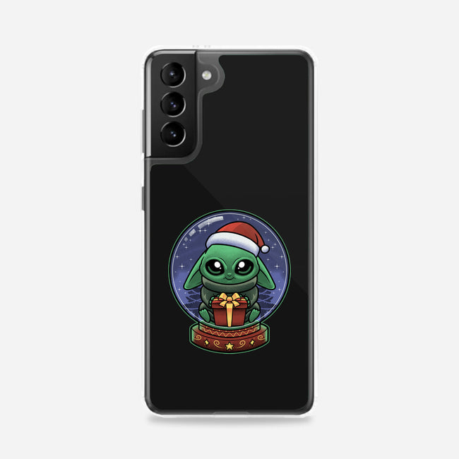 Snow Globe Green Toddler-Samsung-Snap-Phone Case-Astrobot Invention