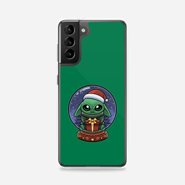 Snow Globe Green Toddler-Samsung-Snap-Phone Case-Astrobot Invention