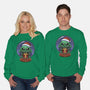 Snow Globe Green Toddler-Unisex-Crew Neck-Sweatshirt-Astrobot Invention