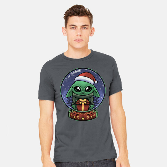 Snow Globe Green Toddler-Mens-Heavyweight-Tee-Astrobot Invention