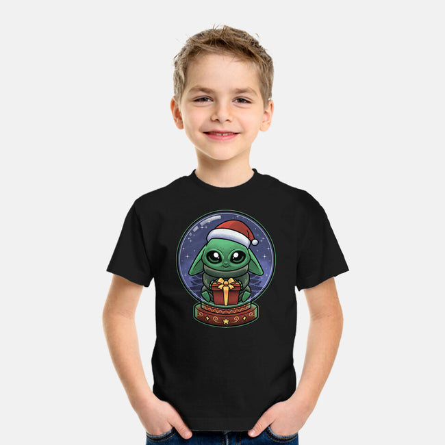 Snow Globe Green Toddler-Youth-Basic-Tee-Astrobot Invention