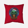 Snow Globe Green Toddler-None-Removable Cover w Insert-Throw Pillow-Astrobot Invention