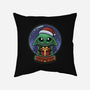 Snow Globe Green Toddler-None-Removable Cover-Throw Pillow-Astrobot Invention