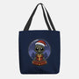 Snow Globe Brown Tree-None-Basic Tote-Bag-Astrobot Invention