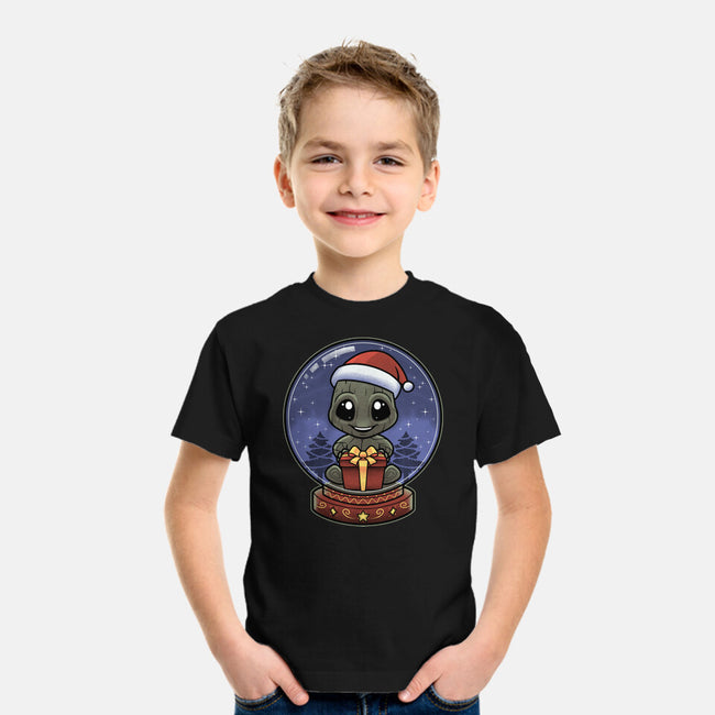 Snow Globe Brown Tree-Youth-Basic-Tee-Astrobot Invention