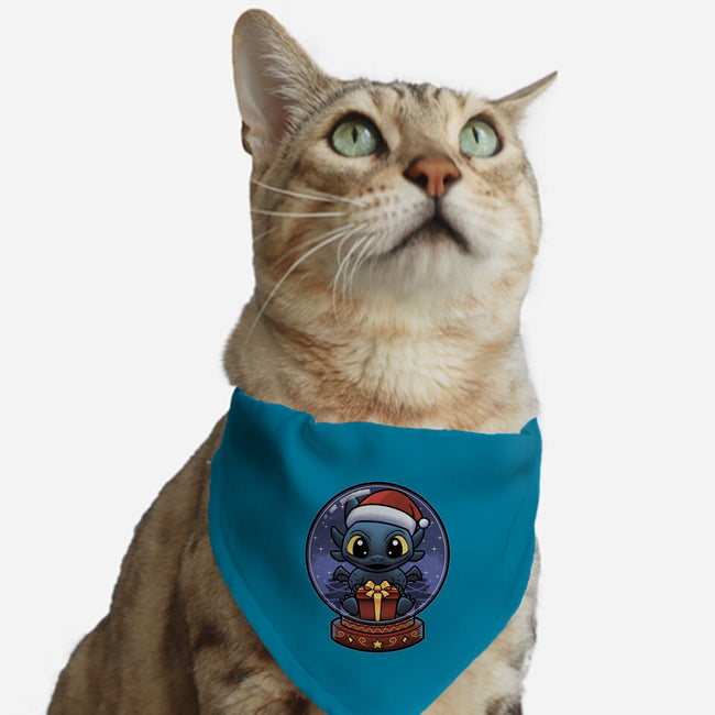 Snow Globe Night Fury-Cat-Adjustable-Pet Collar-Astrobot Invention