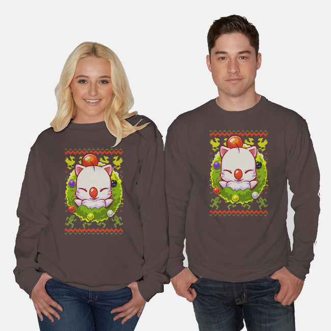 Kupo Christmas-Unisex-Crew Neck-Sweatshirt-BlancaVidal