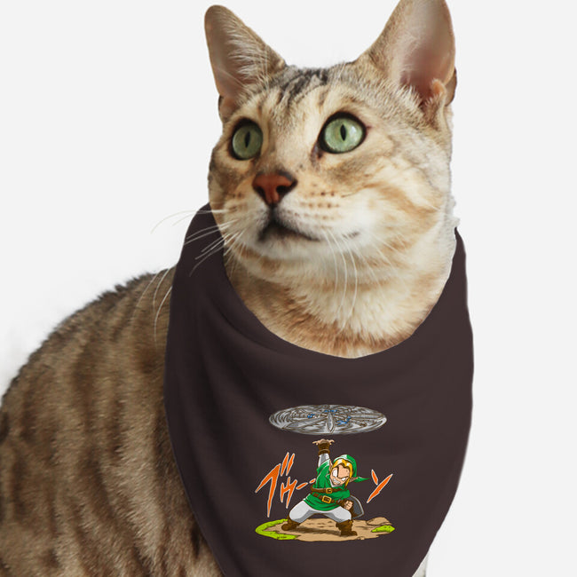 Destructo Sword-Cat-Bandana-Pet Collar-joerawks