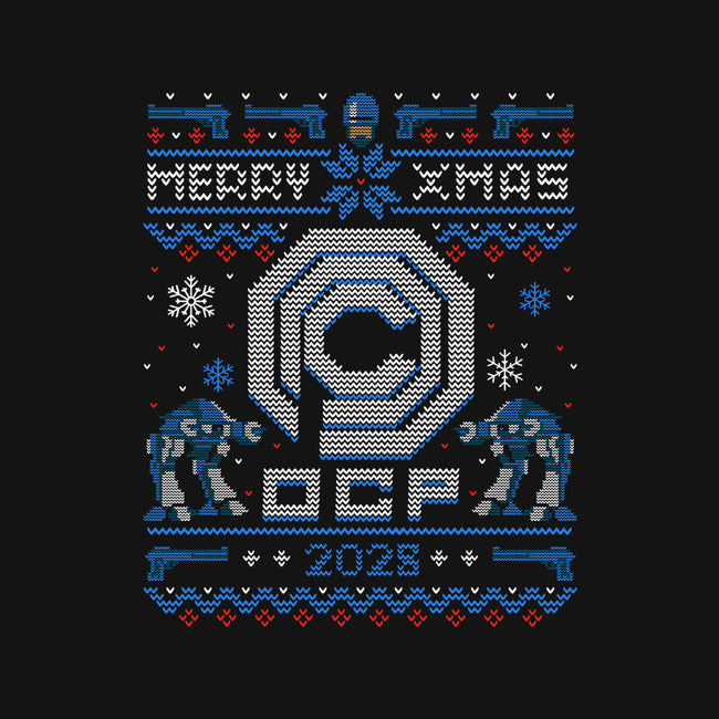 Happy Robo Xmas-Womens-Fitted-Tee-Getsousa!