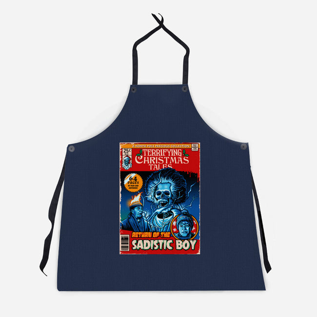 Terrifying Christmas Tales-Unisex-Kitchen-Apron-daobiwan