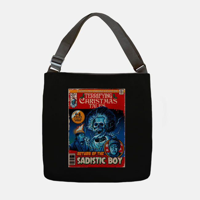 Terrifying Christmas Tales-None-Adjustable Tote-Bag-daobiwan