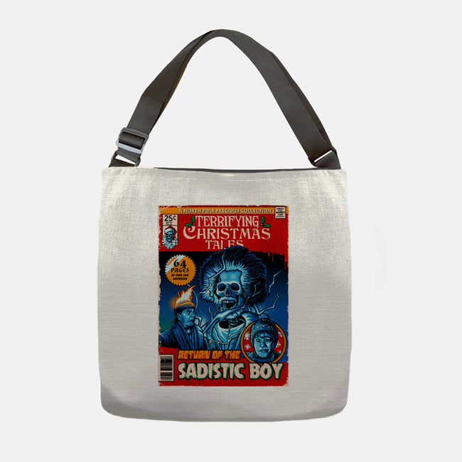 Terrifying Christmas Tales-None-Adjustable Tote-Bag-daobiwan