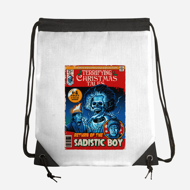 Terrifying Christmas Tales-None-Drawstring-Bag-daobiwan